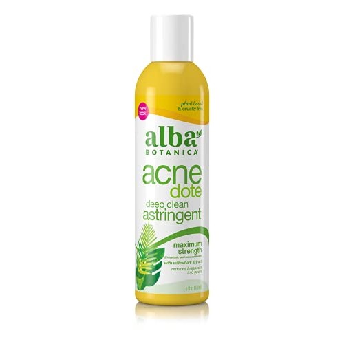 Alba Botanica Acnedote Maximum Strength Deep Clean Astringent, 6 Oz (Packagin...