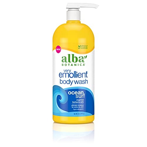 Alba Botanica Ocean Surf Very Emollient Bath & Shower Gel, 32 Fl oz
