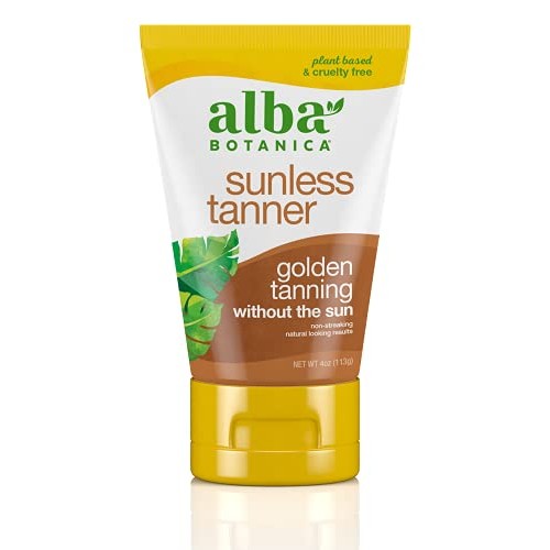 Alba Botanica Sunless Tanner Lotion, 4 Oz