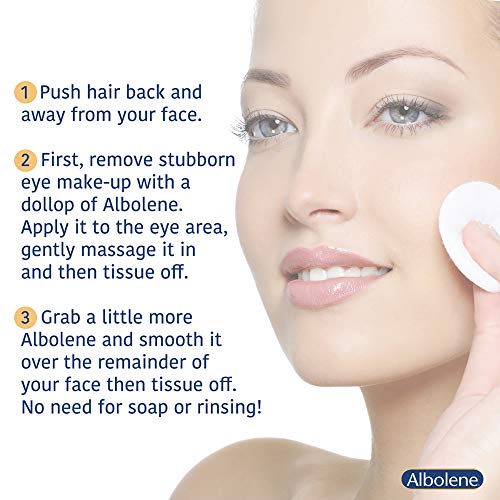 Albolene Moisturizing Cleanser 3-in-1 Skin Care Product: Makeup Remover, No S...