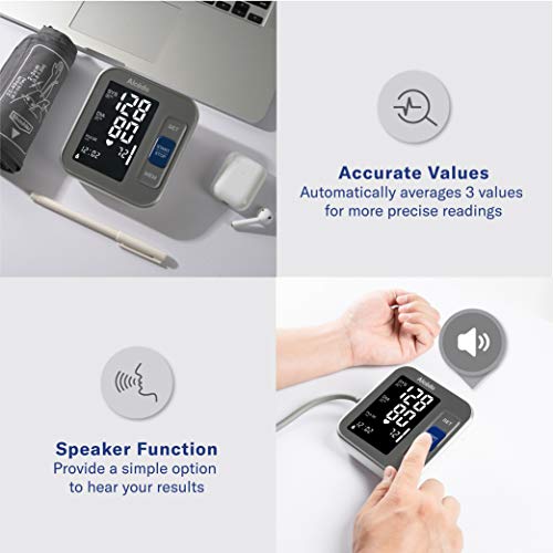 Alcedo Blood Pressure Monitor Upper Arm, Automatic Digital BP Machine with Wi...