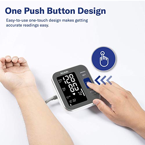 Alcedo Blood Pressure Monitor Upper Arm, Automatic Digital BP Machine with Wi...