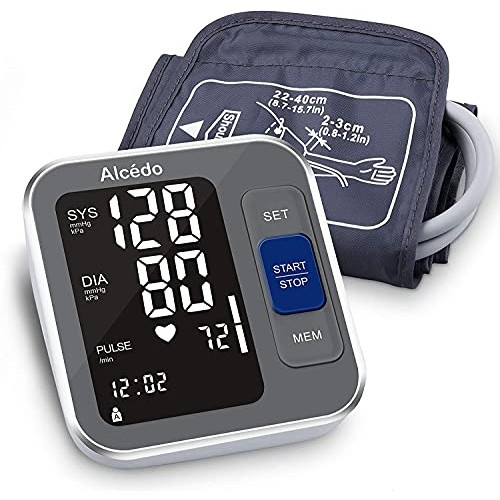 Alcedo Blood Pressure Monitor Upper Arm, Automatic Digital BP Machine with Wi...