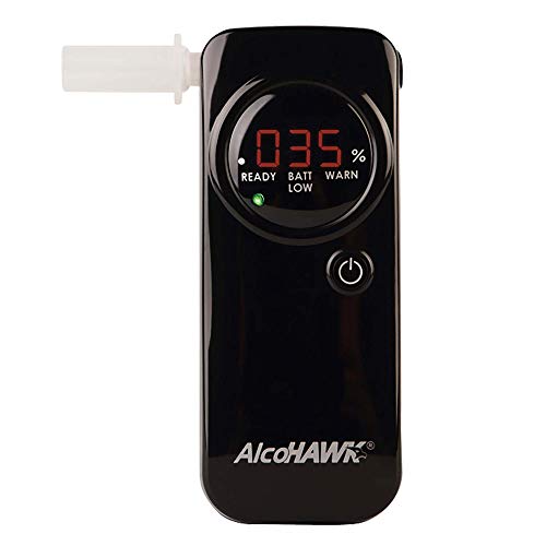 AlcoHAWK PRO FC Breathalyzer with Fuel Cell Technology. Professional-Grade Al...