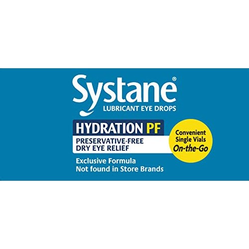 ALCON Systane Hydration Preservative-Free Lubricant Eye Drops, Transparent, 0...