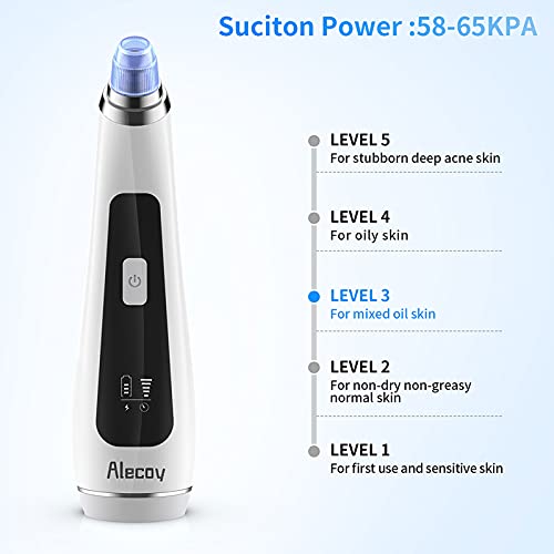 Blackhead Remover Vacuum Blackhead removal tool Blackhead Vacuum,USB Recharge...