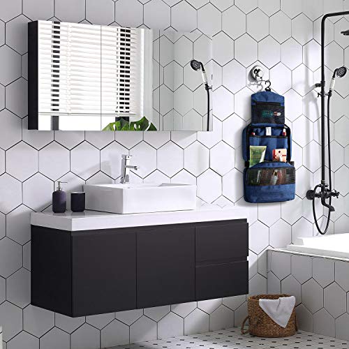 Alena Culian Toiletry Bag With Hanging Hook, Water-resistant Makeup Cosmetic ...