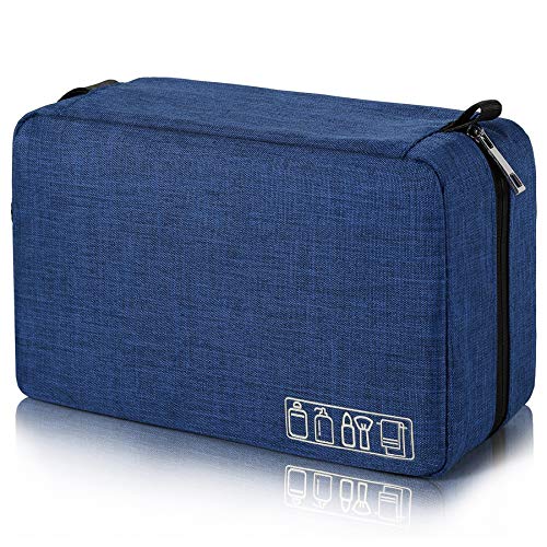 Alena Culian Toiletry Bag With Hanging Hook, Water-resistant Makeup Cosmetic ...