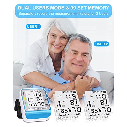 Wrist Blood Pressure Monitor, Aleshon Automatic Blood Pressure Machine Cuff, ...