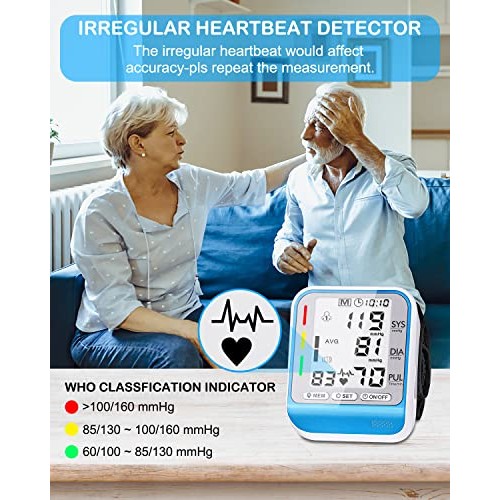 Wrist Blood Pressure Monitor, Aleshon Automatic Blood Pressure Machine Cuff, ...