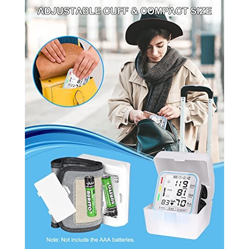 Wrist Blood Pressure Monitor, Aleshon Automatic Blood Pressure Machine Cuff, ...