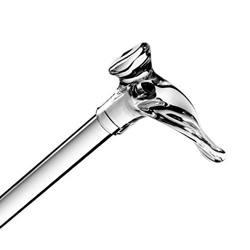 Elegant Lucite Clear Cane With Contour Handle - Right Hand - Safety Aid - 250...