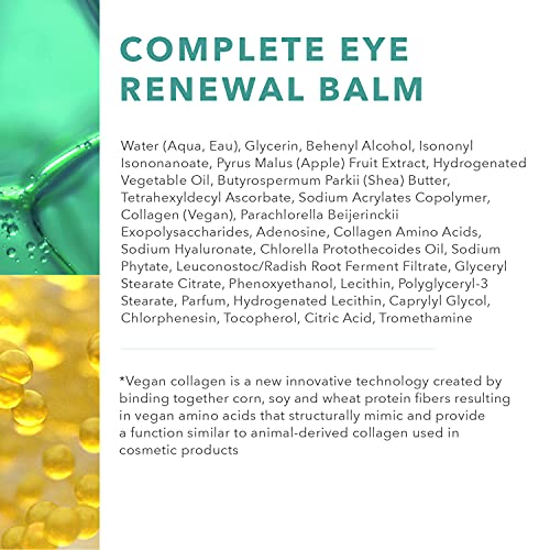 Algenist Complete Eye Renewal Balm - Vegan Hydrating & Soothing Under Eye Pri...