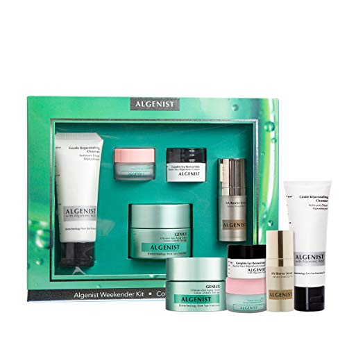 Algenist Weekender Kit - 5 Piece Anti-Aging Skincare Regimen Set - Cleanser (...