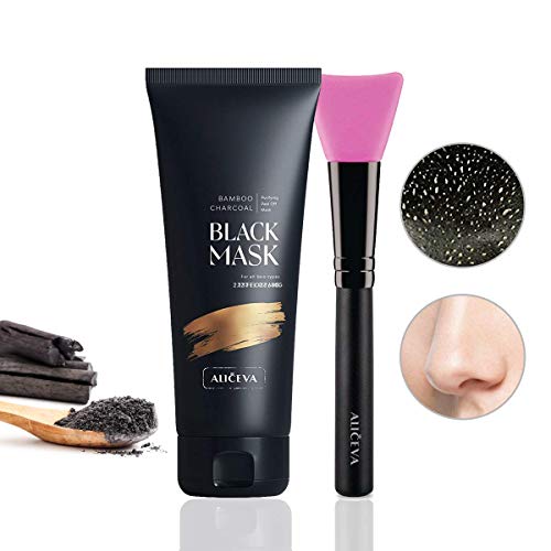 Aliceva Black Mask, Blackhead Remover Mask, Charcoal Peel Off Mask, Charcoal ...