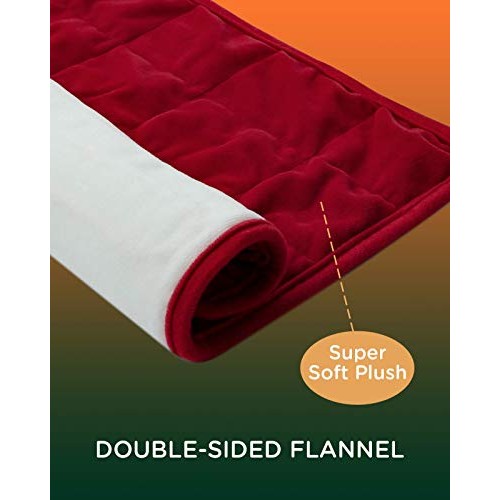 Comfytemp Weighted Heating Pad, Small Electric Heat Pads with Fast Heat, 9 He...