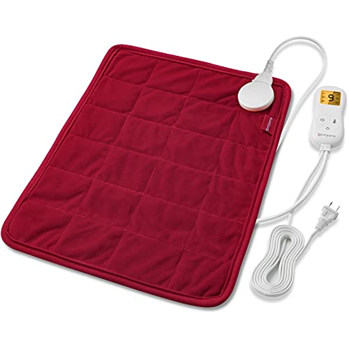 Comfytemp Weighted Heating Pad, Small Electric Heat Pads with Fast Heat, 9 He...