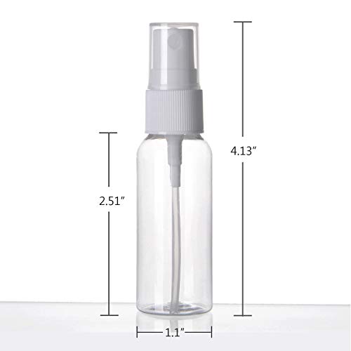 ALINK Spray Bottle, Empty Plastic Clear Small Travel Bottles With Fine Mist S...