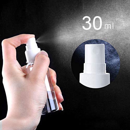 ALINK Spray Bottle, Empty Plastic Clear Small Travel Bottles With Fine Mist S...