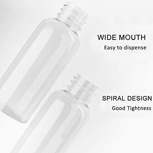 ALINK Spray Bottle, Empty Plastic Clear Small Travel Bottles With Fine Mist S...