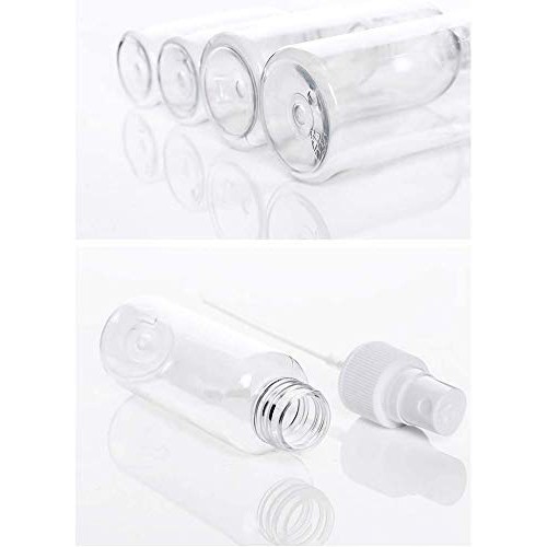ALINK Spray Bottle, Empty Plastic Clear Small Travel Bottles With Fine Mist S...