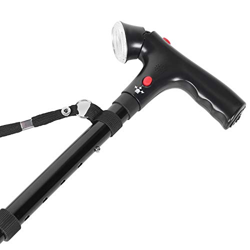 Safe and Stable Walking Stick Comfortable Practical Aluminum Alloy Safety Wal...