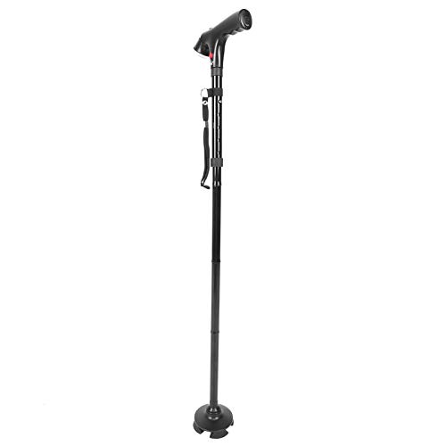 Safe and Stable Walking Stick Comfortable Practical Aluminum Alloy Safety Wal...