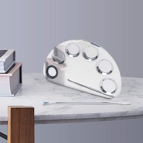 Pro Cosmetics Makeup Mixing Palette, Premium Stainless Steel Metal Makeup Pal...