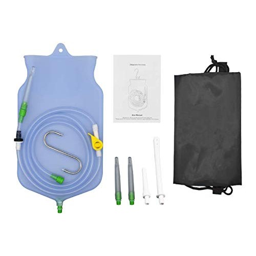 Enema Bag, Alitake Enema Kit Upgraded Version Silicone Reusable Enema Bag Kit...