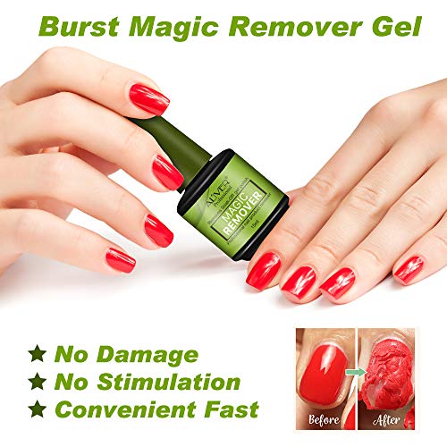 Gel Nail Polish Remover, 2 Pack Gel Polish Remover, Remove Gel Nail Polish Wi...