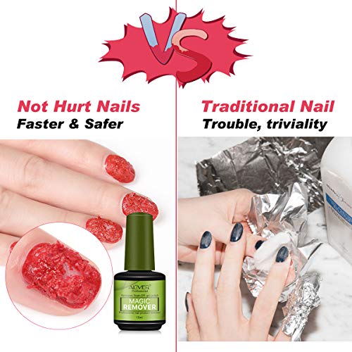 Gel Nail Polish Remover, 2 Pack Gel Polish Remover, Remove Gel Nail Polish Wi...