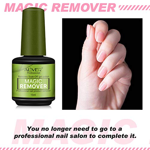 Gel Nail Polish Remover, 2 Pack Gel Polish Remover, Remove Gel Nail Polish Wi...