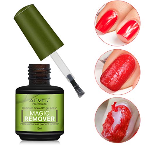 Gel Nail Polish Remover, 2 Pack Gel Polish Remover, Remove Gel Nail Polish Wi...