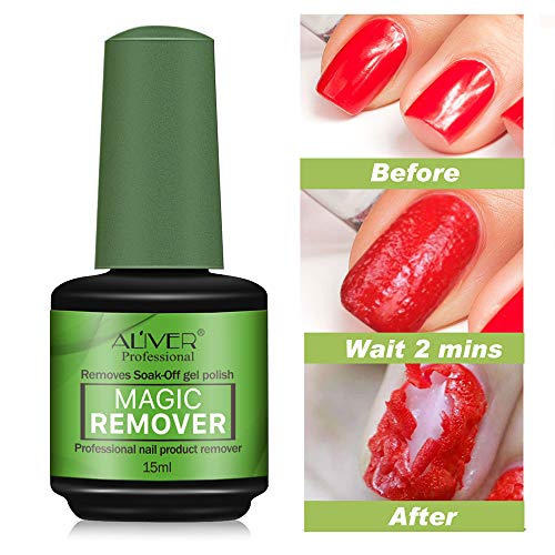 Gel Nail Polish Remover, (3pcs)Easily & Quickly Removes Soak-Off Gel Polish, ...