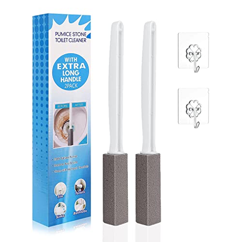 Pumice Stone for Toilet Cleaning with Extra Long Handle, Pumice Stone Toilet ...
