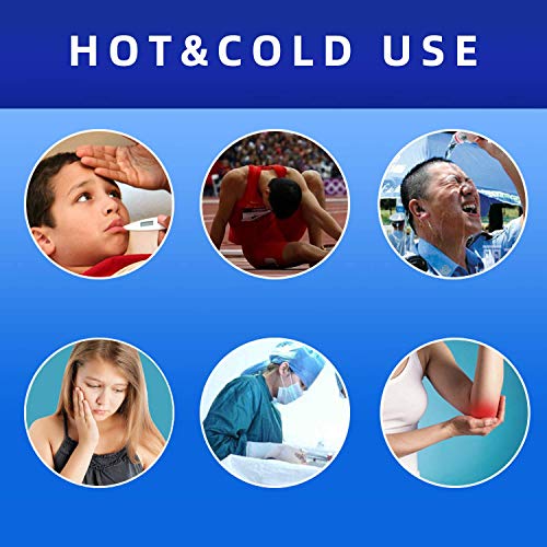 Ankle/Sport Foot Ice Therapy Wrap,Hot Cold Ice Gel Pack with Adjustable Brace...