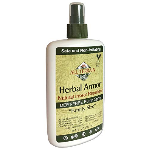 All Terrain Herbal Armor Natural Insect Repellent, DEET-FREE Pump Spray, 8 Ou...