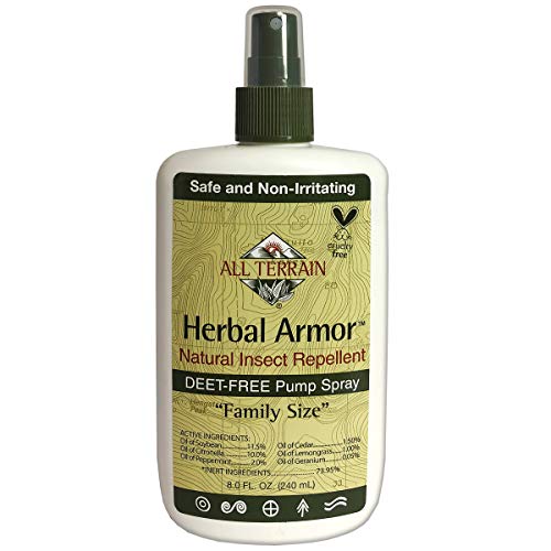 All Terrain Herbal Armor Natural Insect Repellent, DEET-FREE Pump Spray, 8 Ou...