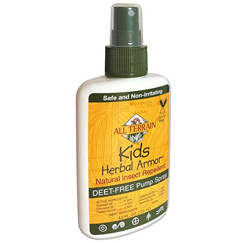 All Terrain Kids Herbal Armor Natural, DEET-FREE Insect Repellent, Pump Spray...