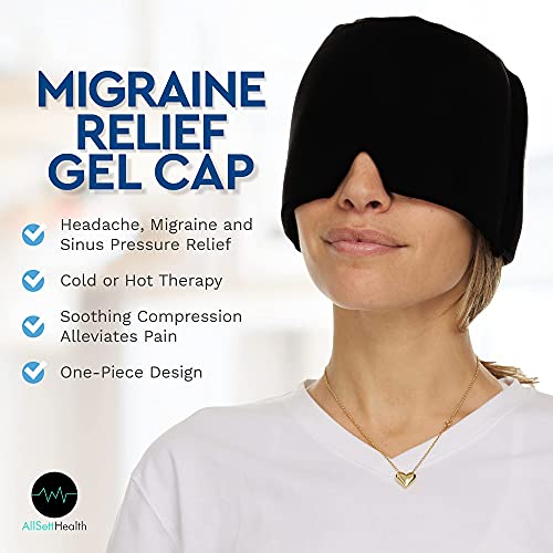 2 Pack - Form Fitting Migraine Relief Ice Head Wrap | Headache and Migraine H...