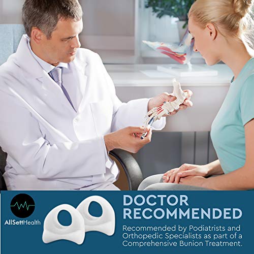 8 Pack Toe Separators for Bunions - Toe Spacers, Hammer Toe Straightener, Cor...