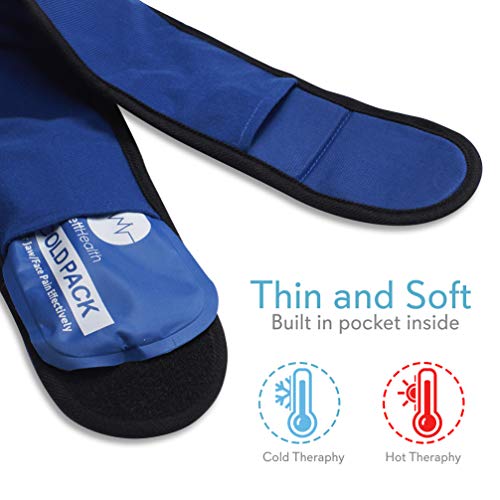 Face Ice Pack for Wisdom Teeth, Jaw, Head and Chin, 4 Reusable Hot or Cold Ge...