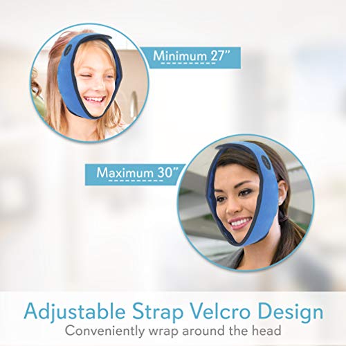 Face Ice Pack for Wisdom Teeth, Jaw, Head and Chin, 4 Reusable Hot or Cold Ge...