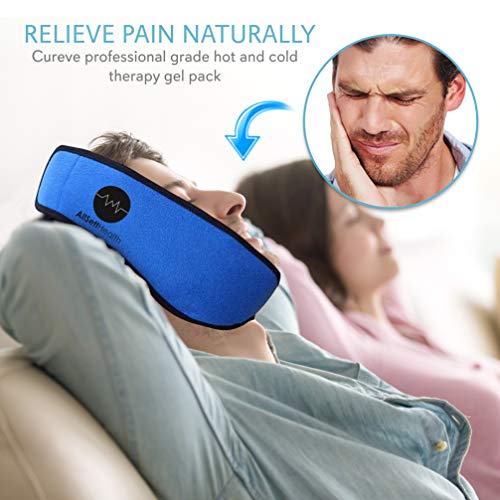 Face Ice Pack for Wisdom Teeth, Jaw, Head and Chin, 4 Reusable Hot or Cold Ge...