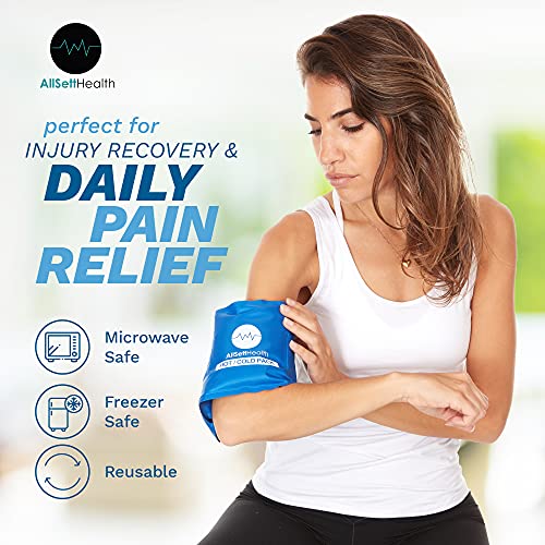 Ice Packs for Injuries - 2 Pack - Hot Cold Pack - Reusable Ice Packs and Heat...