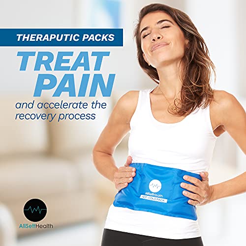 Ice Packs for Injuries - 2 Pack - Hot Cold Pack - Reusable Ice Packs and Heat...