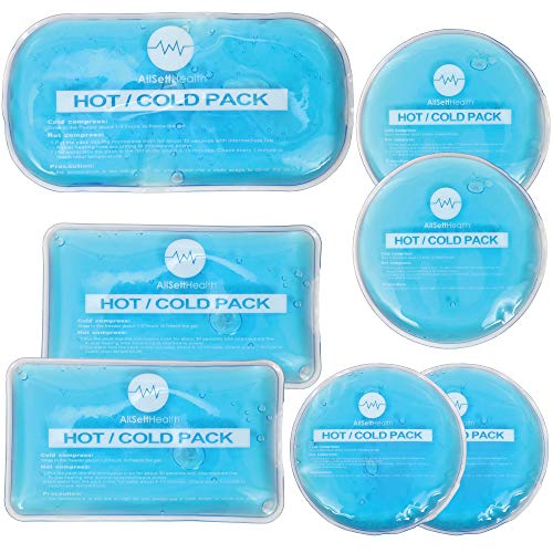 Reusable Hot and Cold Gel Ice Packs for Injuries | Cold Compress, Ice Pack, G...