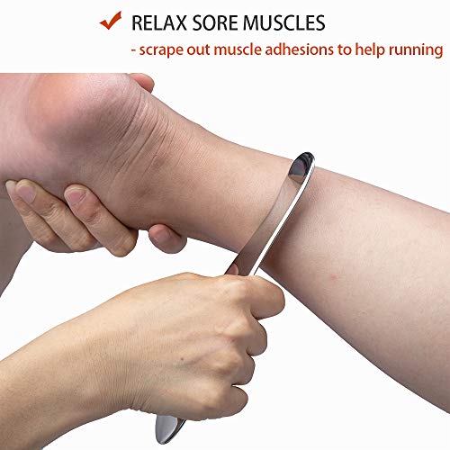 Allshow Gua Sha Tools , Stainless Steel Scraping Massage Tool, IASTM Tools, M...
