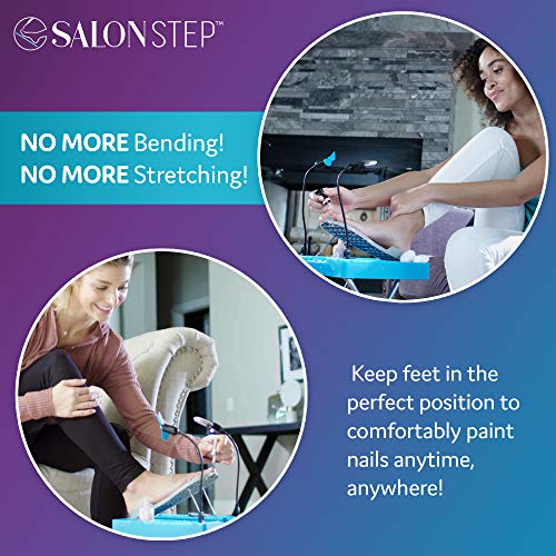 Salon Step The Beauty Footrest for Easy At-Home Pedicures, Treat Your Feet, N...