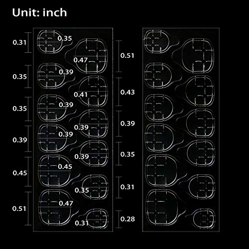 Allstarry 840pcs (35 Sheets) Adhesive Tabs Waterproof Breathable Glue Tabs Do...